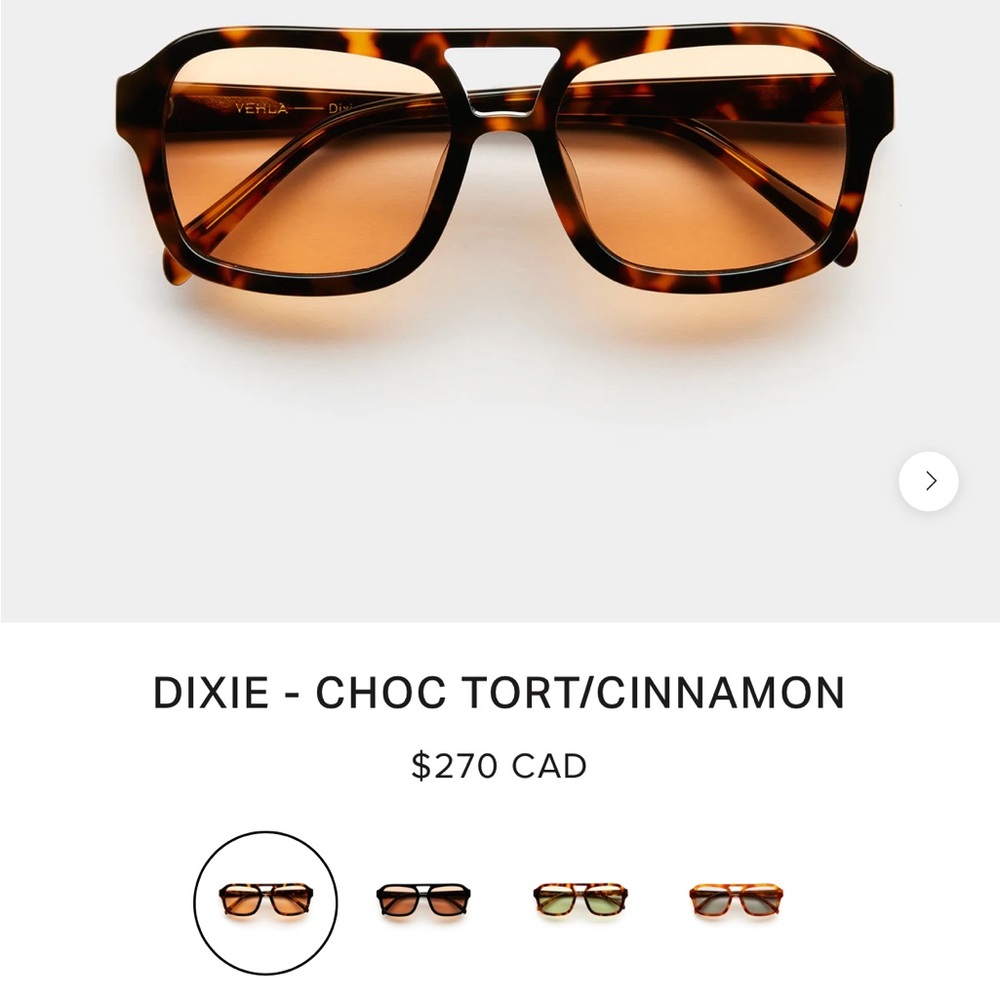 Vehla Dixie - new not worn - received as gift but I have too many sunglasses
